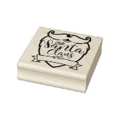 Van Sinterklaas | Fun Santa Beard Brush Script Rubberstempel (Stempel)