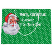 Van Sinterklaas Herhalende Naam Kind Schattige Groot Cadeauzakje (Voorkant)