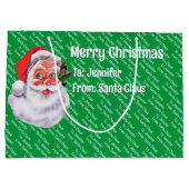 Van Sinterklaas Herhalende Naam Kind Schattige Groot Cadeauzakje (Achterkant)