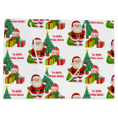 Van Sinterklaas Personaliseer Naam Elf Groot Cadeauzakje (Achterkant)