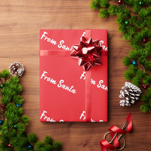 Van Sinterklaas rode cadeauverpakkings papier (Feestdagen Geschenken)