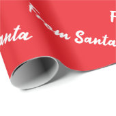 Van Sinterklaas rode cadeauverpakkings papier (Rol Hoek)