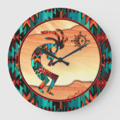  van Southwest Kokopelli Grote Klok (Voorkant)