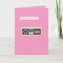 Van Speler 1 aan Speler 2 Valentijnsdag Gamer Feestdagen Kaart