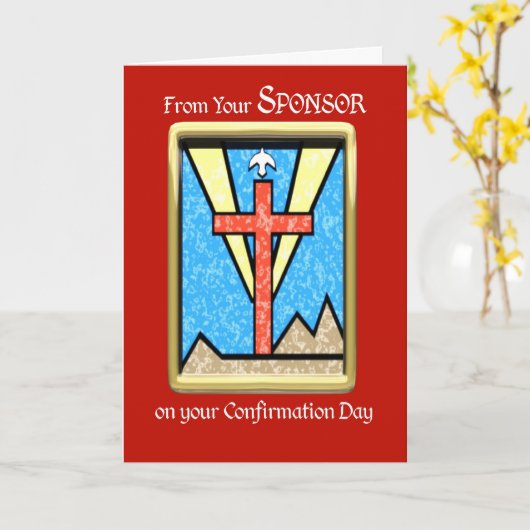 Van sponsor bij bevestiging kaart (Gele Bloem)