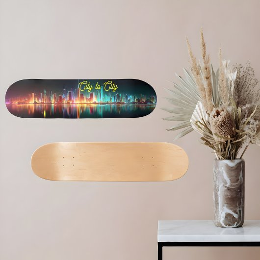 Van stad tot stad persoonlijk skateboard