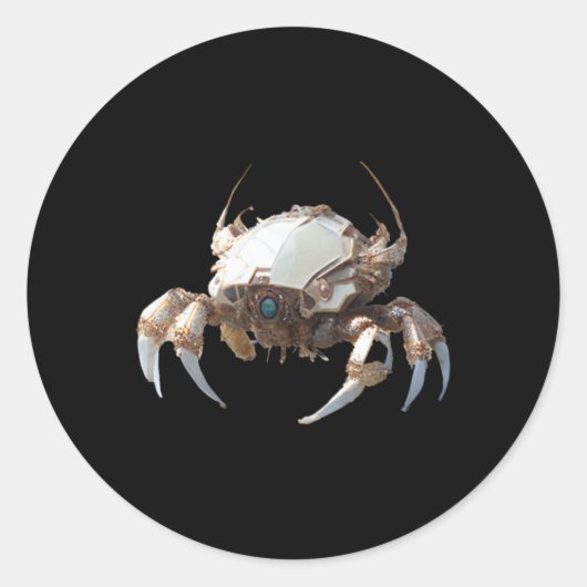 van Sticker van robotkrab (Voorkant)