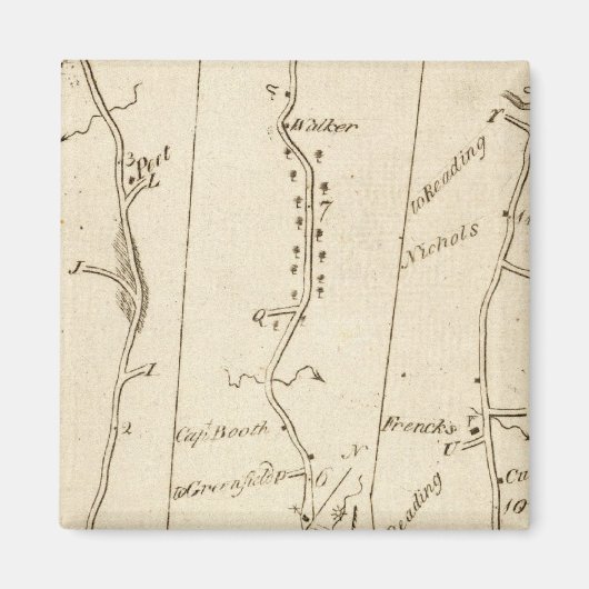 Van Stratford tot Poughkeepsie 15 Magneet (Voorkant)