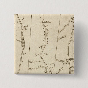 Van Stratford tot Poughkeepsie 15 Vierkante Button 5,1 Cm