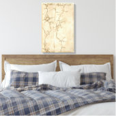 Van Stratford tot Poughkeepsie 20 Canvas Afdruk (Insitu (Slaapkamer))