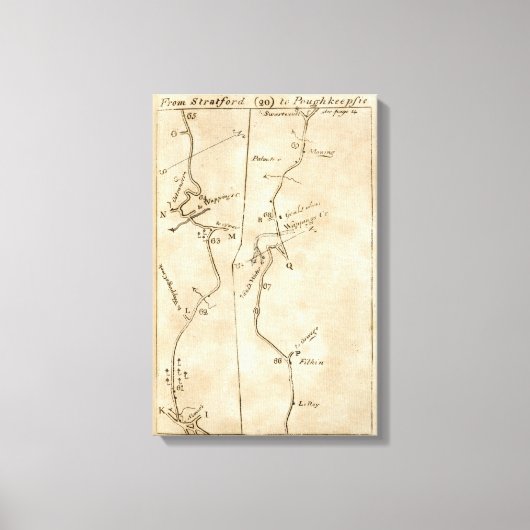 Van Stratford tot Poughkeepsie 20 Canvas Afdruk (Voorkant)