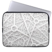 van structural concept white laptop sleeve (Voorkant)