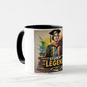 Van student naar legende Afstuderen Mok (Voorkant links)