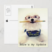 Van student naar ouder briefkaart (Voorkant / Achterkant)