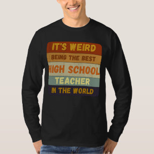 Van student tot beste leraar in het middelbaar ond t-shirt