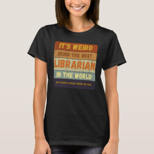 Van student tot beste librariër in de wereld Vinta T-shirt