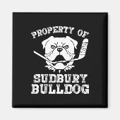 Van Sudbury Bulldog plezier Magneet (Voorkant)