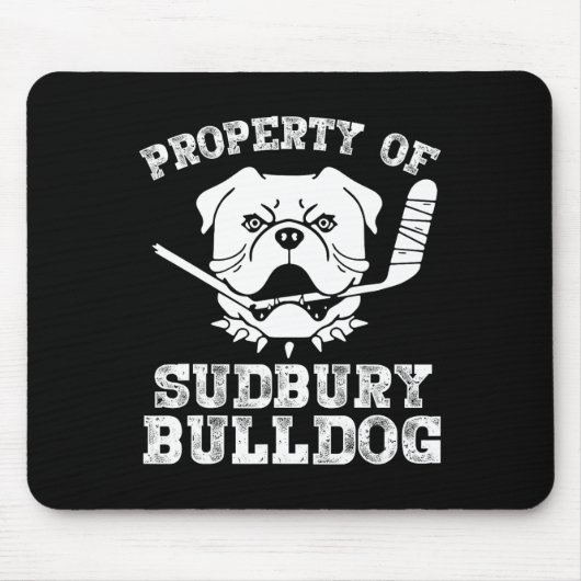 Van Sudbury Bulldog plezier Muismat (Voorkant)