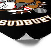 Van Sudbury Bulldog Poster (Hoek)