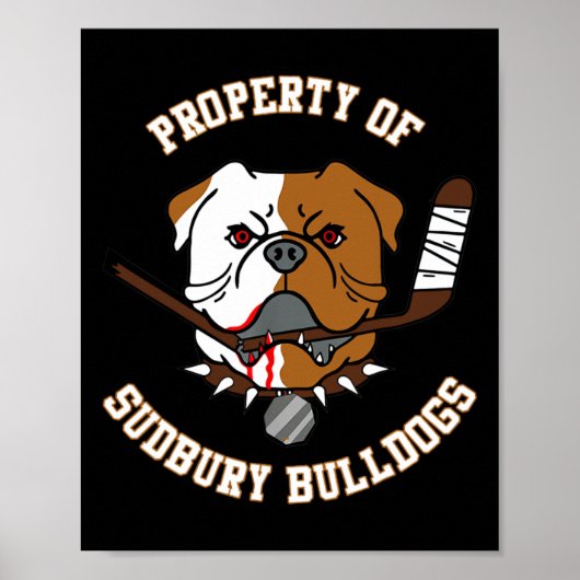 Van Sudbury Bulldog Poster (Voorkant)