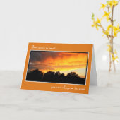 Van Sunrise naar Sunset Sympathie Card Kaart (Gele Bloem)