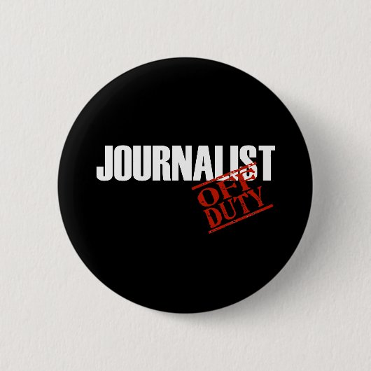 VAN TATY JOURNALIST DARK RONDE BUTTON 5,7 CM (Voorkant)