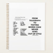 Van Telegraph aan het sms'en morse code nooit Humo Planner (Voorkant)