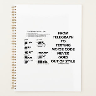 Van Telegraph aan het sms'en morse code nooit Humo Planner