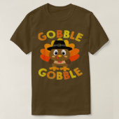 van Thanksgiving Pumpkin Turkey Eat 6 T-shirt (Design voorkant)