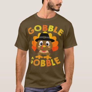 van Thanksgiving Pumpkin Turkey Eat 6 T-shirt