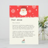 Van The Desk of Santa|Custom Christmas Letter (Staand voorkant)