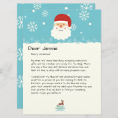 Van The Desk of Santa|Custom Christmas Snowman (Voorkant / Achterkant)