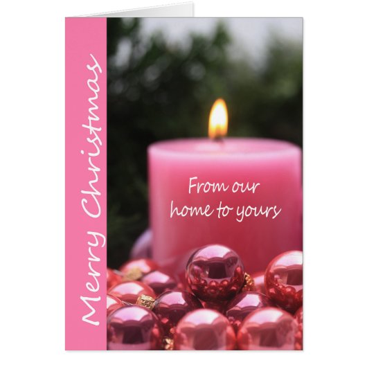 Van thuis tot aan jou... kerstkaart (Voorkant)