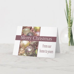 Van thuis tot aan jou... kerstkaart feestdagen kaart