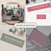 Van thuis tot van jou | Modern minimalistisch rood