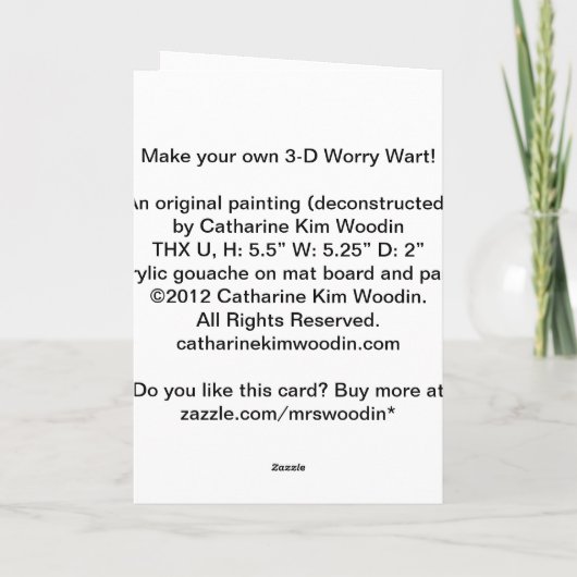 Van THX u- wenskaart Kaart (Achterkant)