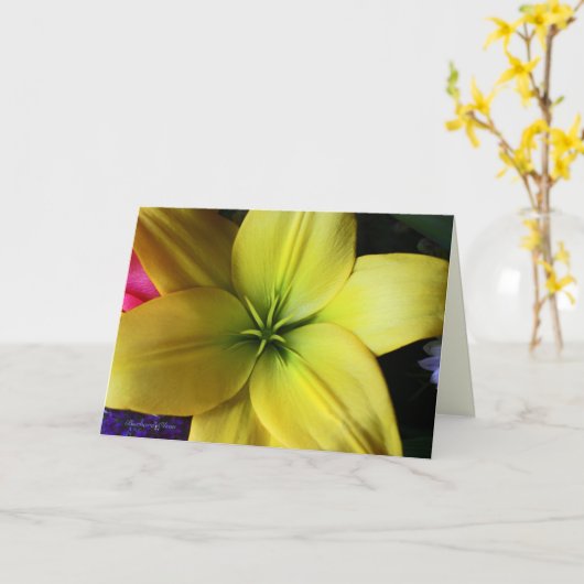 Van tijd tot eeuwigheid kaart (Gele Bloem)