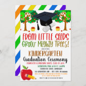 Van Tiny Seeds Grow Mighty Trees Afstuderen Kaart (Voorkant / Achterkant)