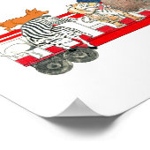 Van "Tittle Tattle at the Zoo", Zoo Train Poster (Hoek)