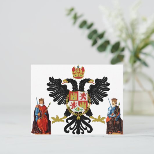 Van Toledo (Spanje) het Wapenschild Briefkaart (Staand voorkant)