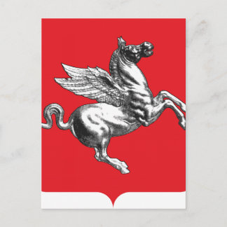 Van Toscanië (Italië) het Wapenschild Briefkaart