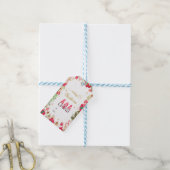 Van & tot vrolijke kerst Labels Cadeaulabel (Met Touw)
