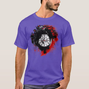 van Trash polka style raven and klok WHITE EDITION T-shirt