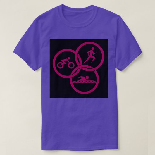 van Triathlon 1 T-shirt (Design voorkant)