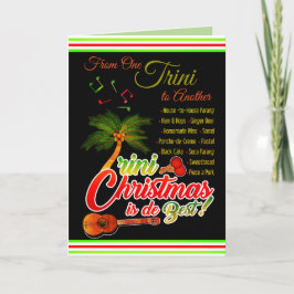 Van Trini naar een ander - Kerstmis Feestdagen Kaart
