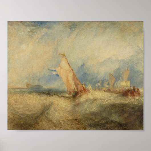 Van Tromp, die zijn Masters 1844 gaat bevallen Poster (Voorkant)