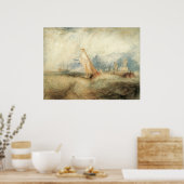 Van Tromp, Ships at Zee J.M.W. Turner Poster (Keuken)