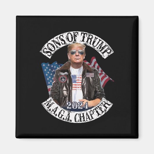 van Trump Maga Hoofdstuk 2024 Magneet (Voorkant)