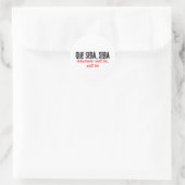 Van tv-serie Que Sera Ronde Sticker (Tas)