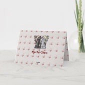 Van Twee van ons… het wenskaart van Kerstmis Feestdagen Kaart (Achterkant)